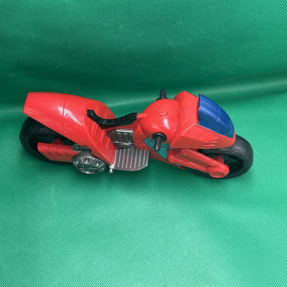 Marvel Super Hero Spiderman Red Swinging Speeder Motorcycle