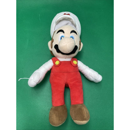Super Mario Bros White Mario Character Plush 10" Stuffed Toy Nintendo -Read Desc