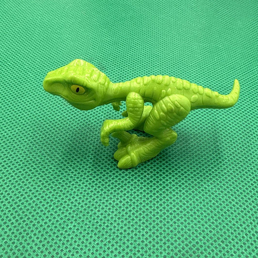 Fisher Price Imaginext Jurassic World Advent Green Velociraptor 2.5" Figure