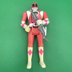 1993 Bandai Pink Auto Morphin Kimberly Flip Head Power Ranger 5.5” Figure