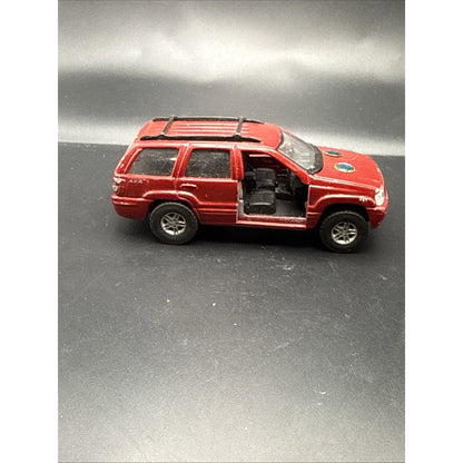 Diecast 2000 Jeep Grand Cherokee ~ 1/42 Scale ~ Red ~ MAISTO