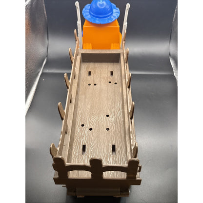 Dino Transporter Truck Kids Toy Removable Bed Not Tested USA Seller