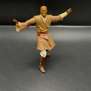 Hasbro Star Wars Mace Windu 3.75" Action Figure 2002 Attack of the Clones. Loose