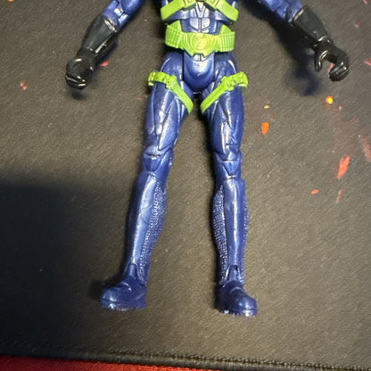 Vintage 2005 Batman Begins Drop Attack Action Figure Toy Blue Green Mattel