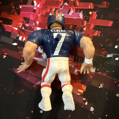 Vintage 1999 NFL Pro Action John Elway Denver Broncos action figure With Helmet