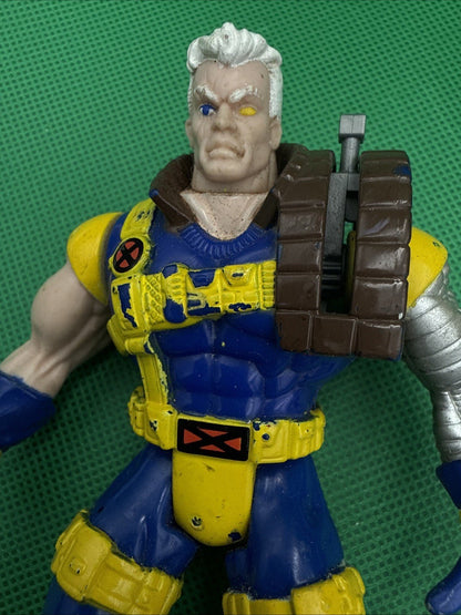 Cable X - Men Marvel ToyBiz Vintage 1995 5.25" Figure 080124AST7 - A6 - toyscardscomics