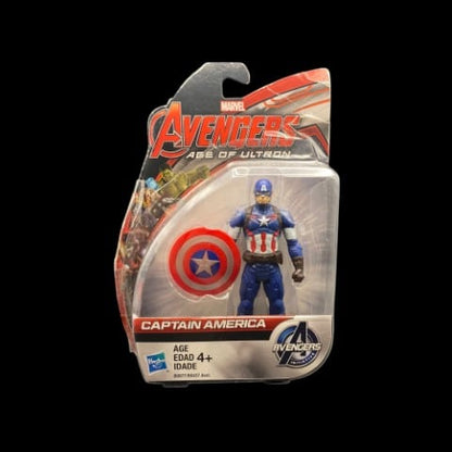 CAPTAIN AMERICA AVENGERS AGE OF ULTRON MOVIE ALL STAR 4" ACTION FIGURE! - toyscardscomics