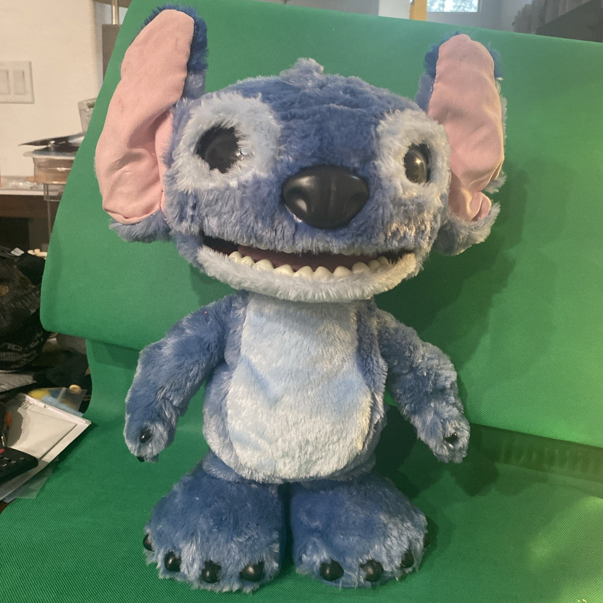 Just Play Disney Stitch Ultimate Interactive 17" Plush Toy 100+ Sounds & React