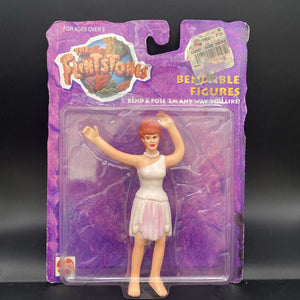 Mattel 1993 THE FLINTSTONES #65912 Bendable & Poseable WILMA Figure,