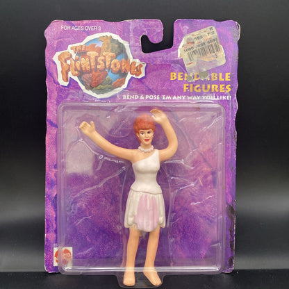 Mattel 1993 THE FLINTSTONES #65912 Bendable & Poseable WILMA Figure,