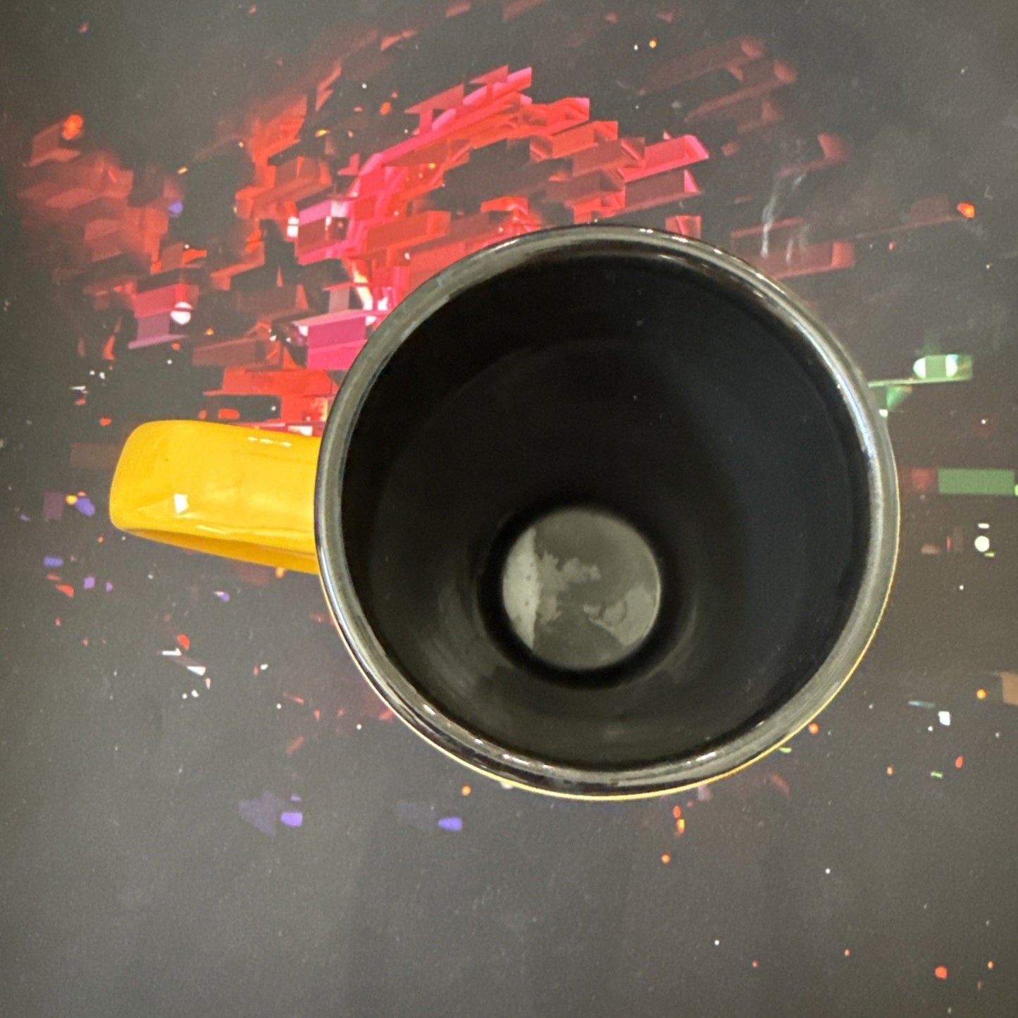 Disney The Lion King Broadway Musical Yellow & Black Tall 6" Coffee Mug Damage