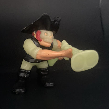 1994 Great Adventures Pirates 2.5" Ghost Raider Figure Glow in Dark Fisher Price