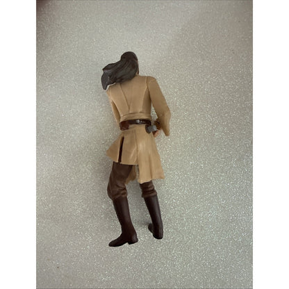 Star Wars Qui Gon Jinn 1998 Vintage Jedi Hero Hasbro Toy Liam Neeson 4" #33
