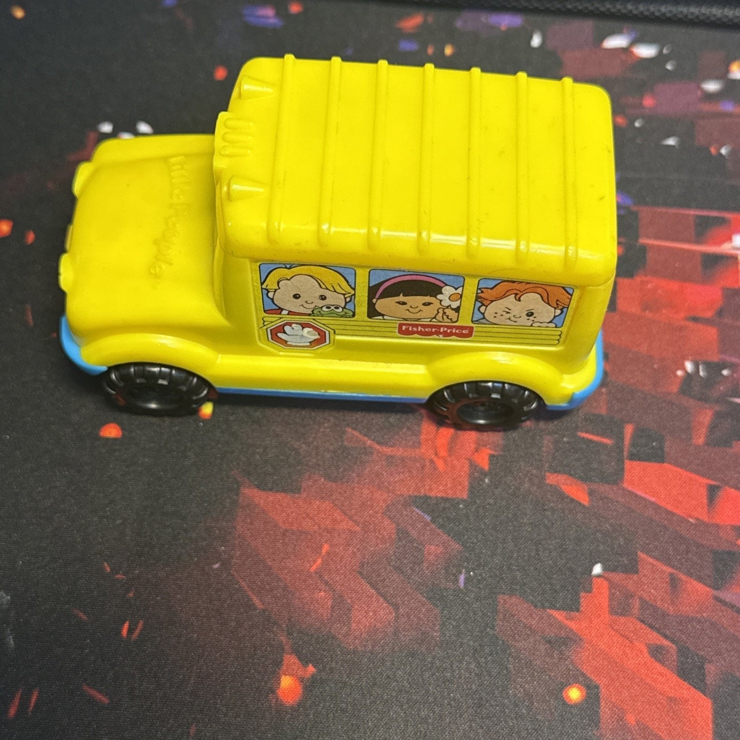 2000 Fisher Price McDonalds Happy Meal Under 3 Toy - School Bus