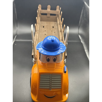 Dino Transporter Truck Kids Toy Removable Bed Not Tested USA Seller