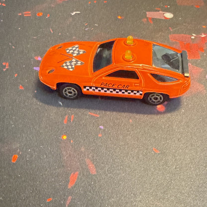Vintage Sonic Flashers Majorette Pace Car Rare Orange Car Toy