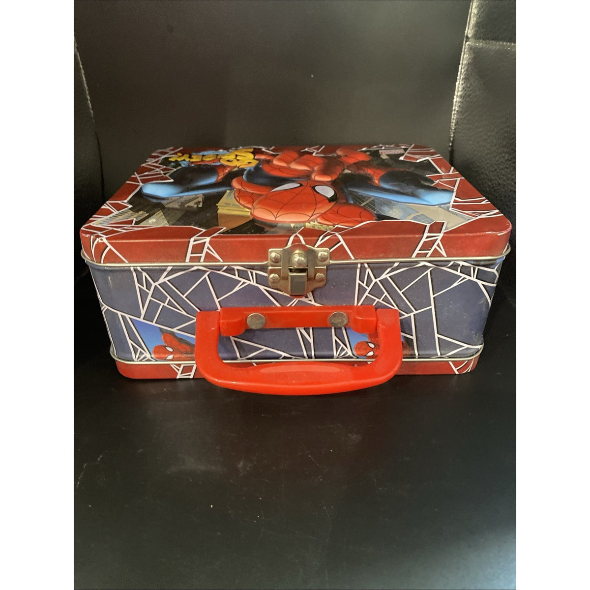 Spider-man ~3D Edition ~Marvel Comics ~Tin Lunch Box GUC