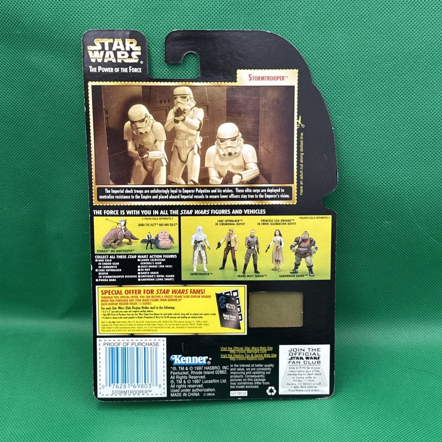 Stormtrooper 1997 Freeze Frame FF STAR WARS Power of the Force MOC NEW