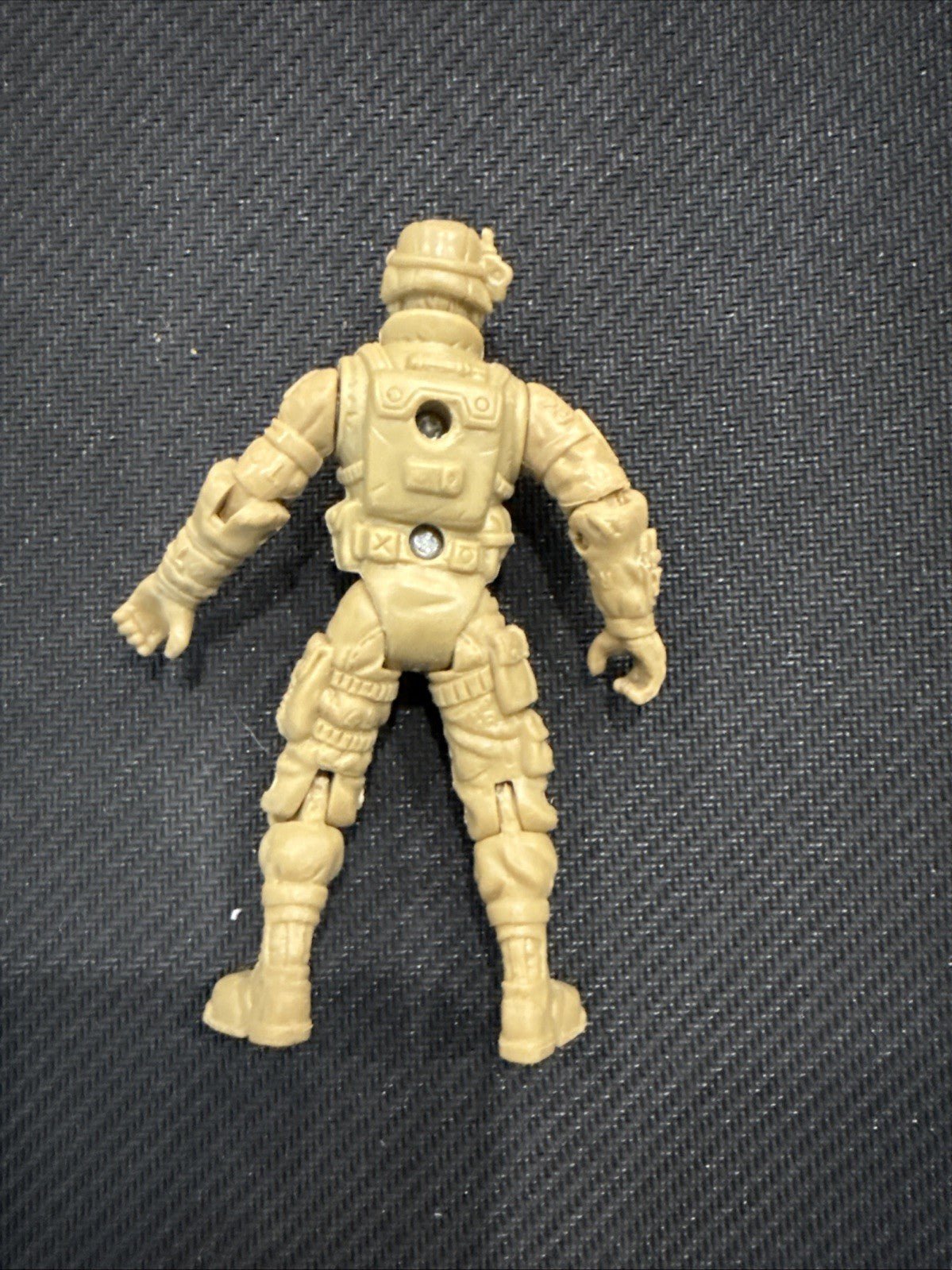 Chap Mei Action Figure Dollar Store Soldier w/Helmut Brown Army Trooper 4" - toyscardscomics