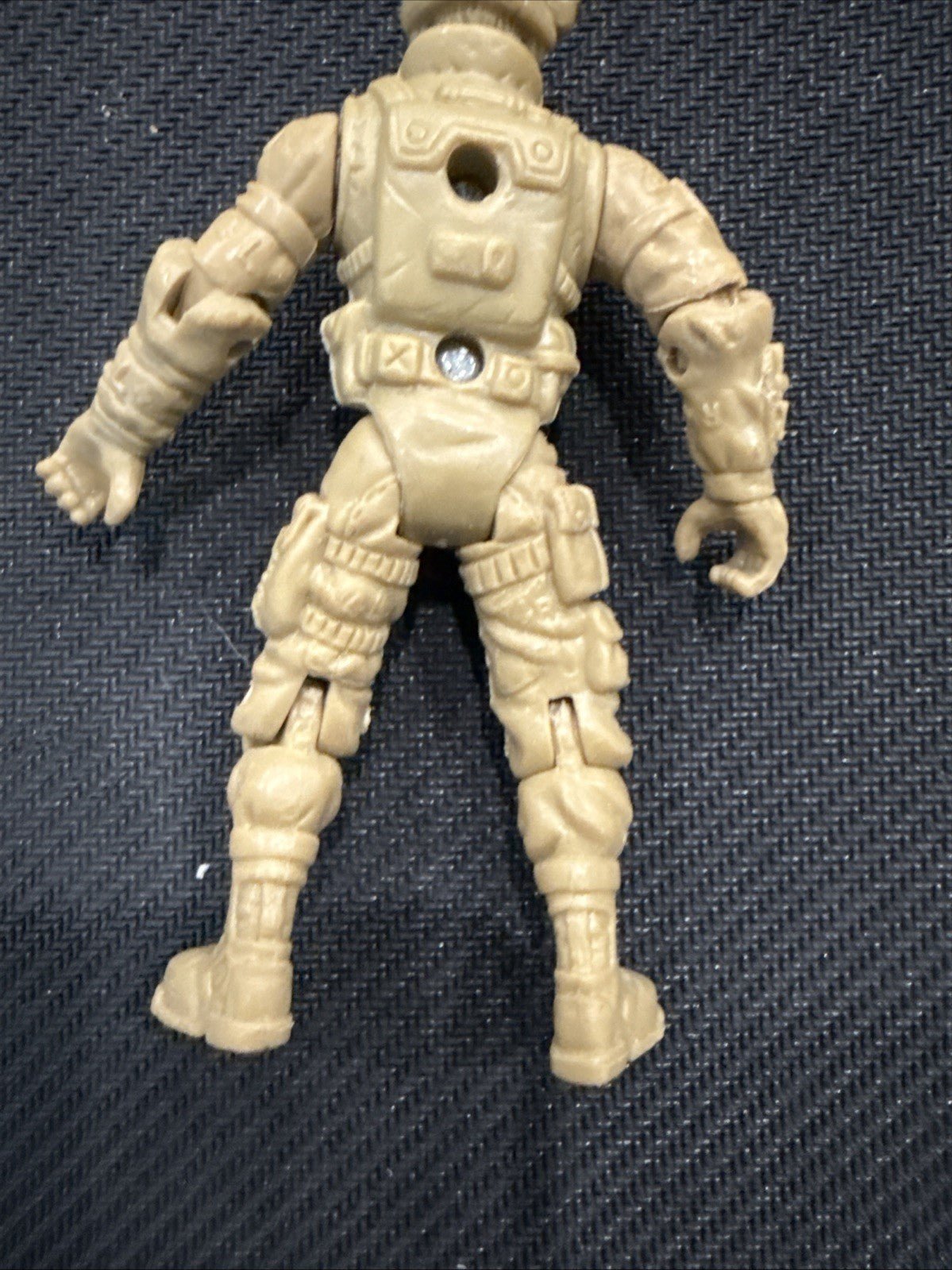 Chap Mei Action Figure Dollar Store Soldier w/Helmut Brown Army Trooper 4" - toyscardscomics