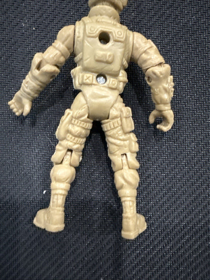 Chap Mei Action Figure Dollar Store Soldier w/Helmut Brown Army Trooper 4" - toyscardscomics