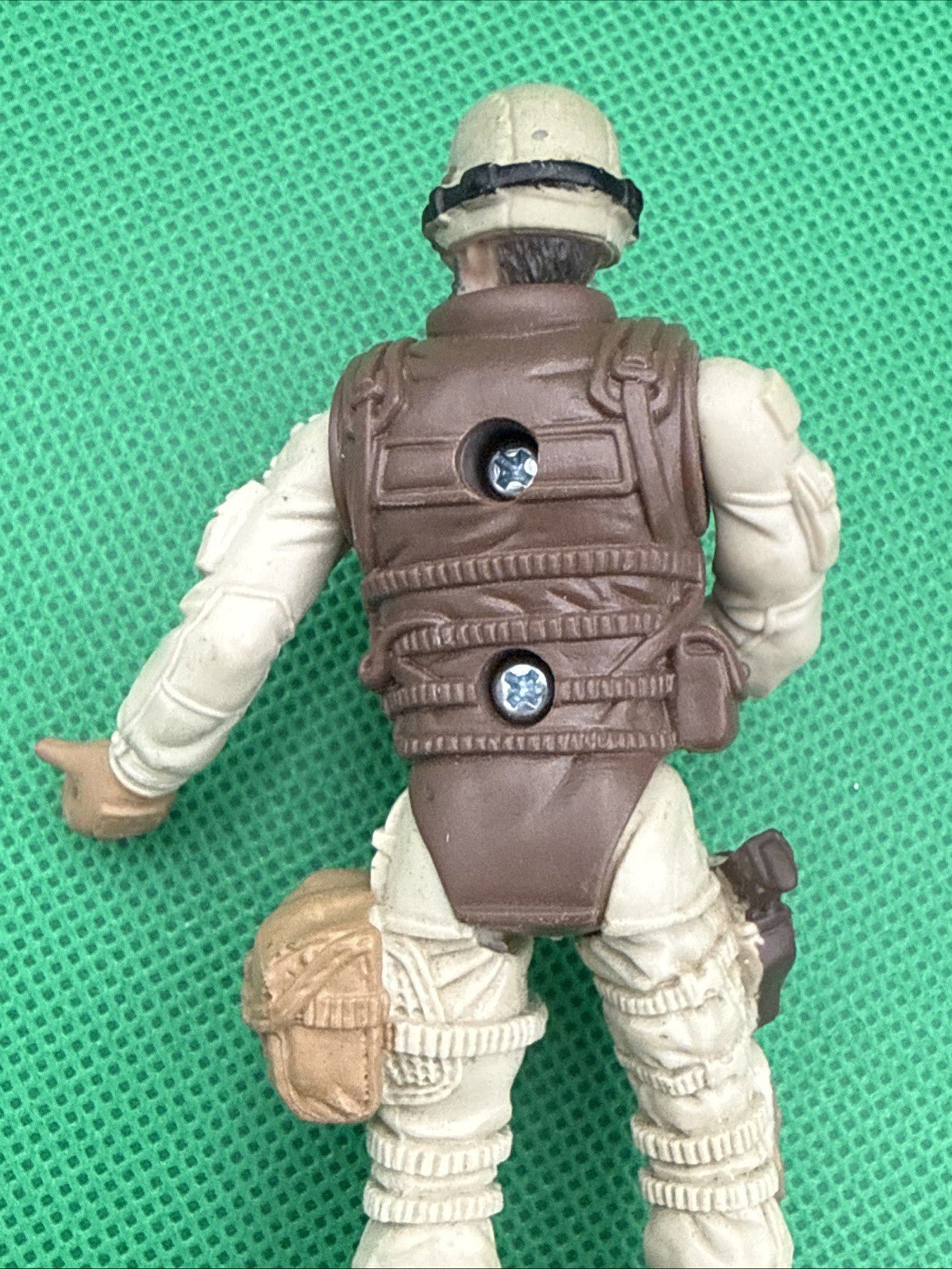 Chap Mei Excite U.S.M.C. 4" Marine Desert Camo Infantry Soldier USMC - VGC - toyscardscomics