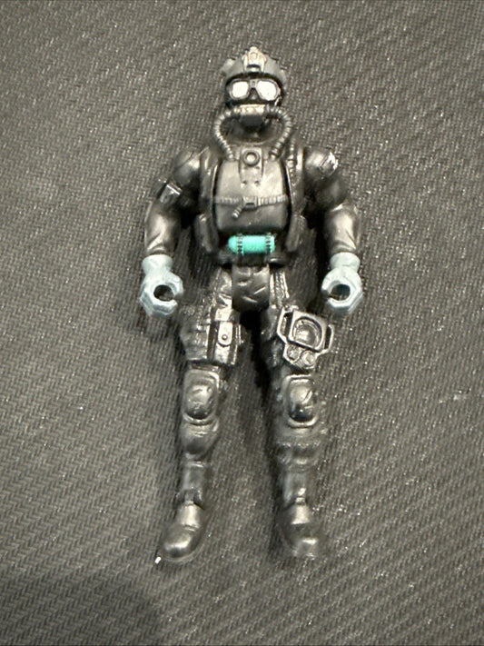 CHAP MEI NAVY 3.75" ACTION FIGURE FROGMAN WITH RESPIRATOR EXCITE C151 - toyscardscomics