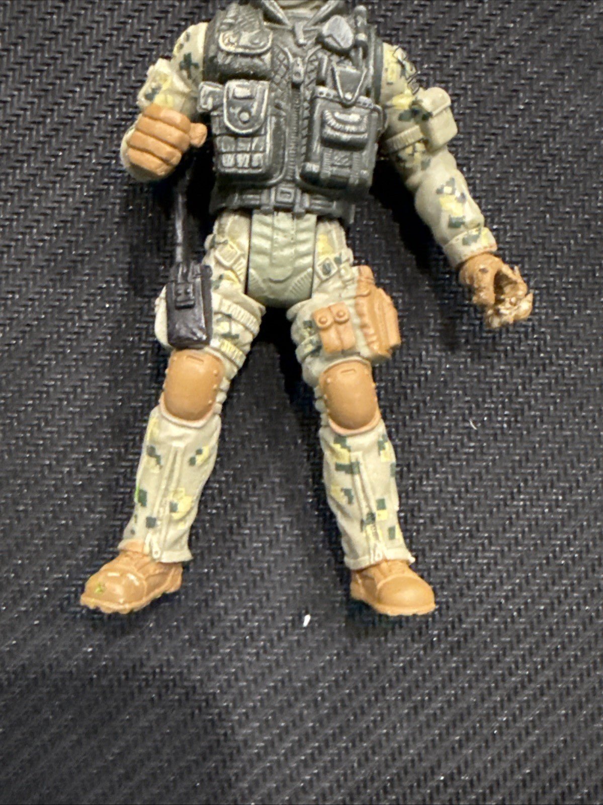 Chap Mei Solider Force Camo Special Ops Soldier 4" Action Figure - toyscardscomics