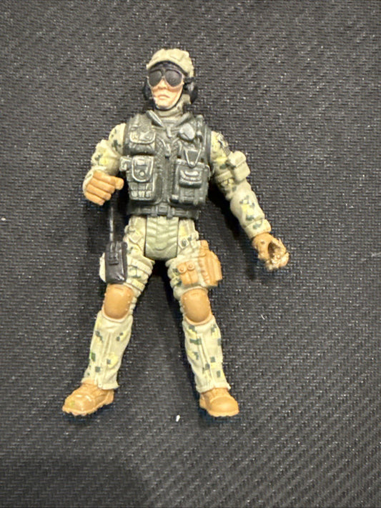 Chap Mei Solider Force Camo Special Ops Soldier 4" Action Figure - toyscardscomics