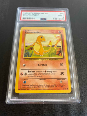 1999 Pokemon Game Charmander #46 PSA 9 Mint