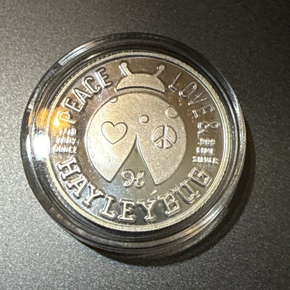 Christmas Advent Hayleybug 1/10th oz It's all Mine Dragon Silver Round - toyscardscomics