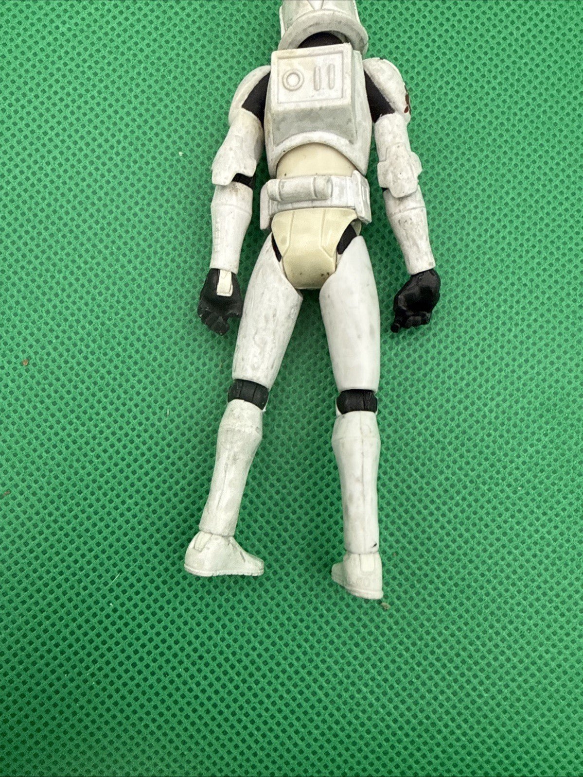 Clone Trooper Star Wars Clone Wars Classic White Animated Dirty(Vintage, Action - toyscardscomics