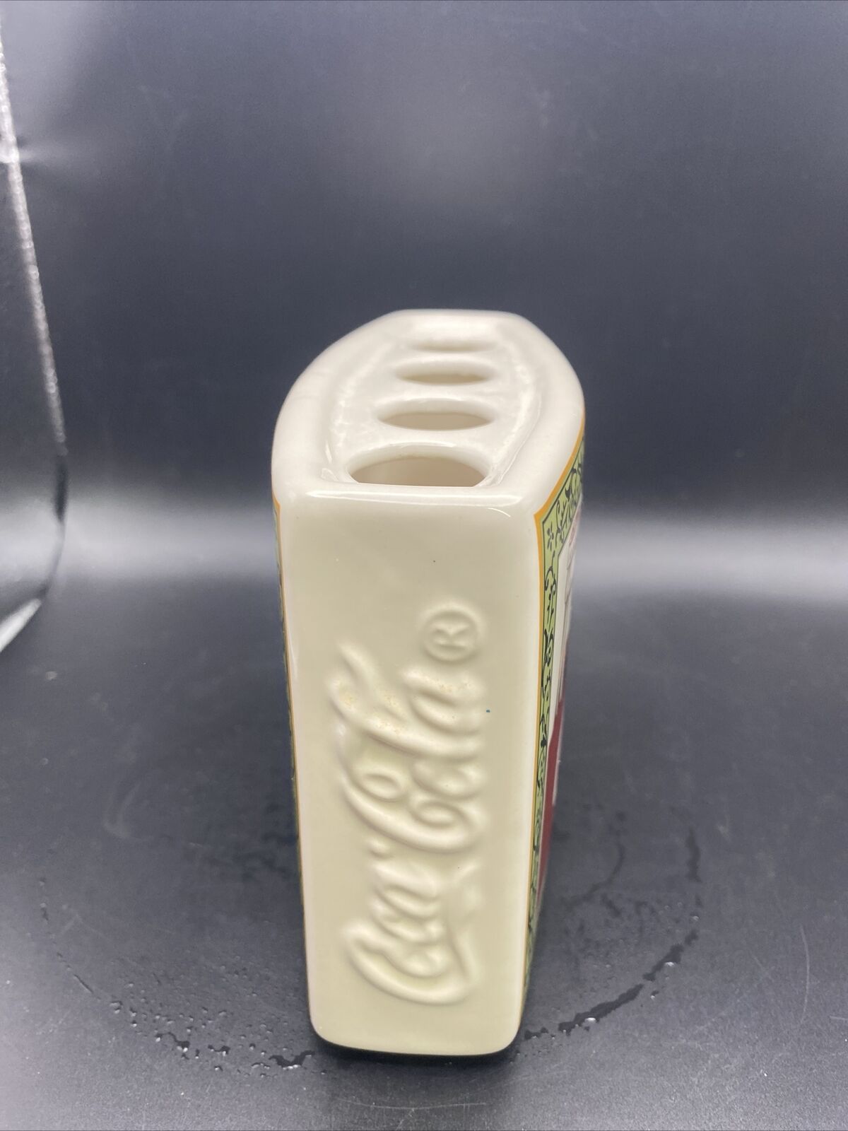 Coke Coca - Cola Bottle Retro Toothbrush rectangular tooth brush Holder Ceramic - toyscardscomics