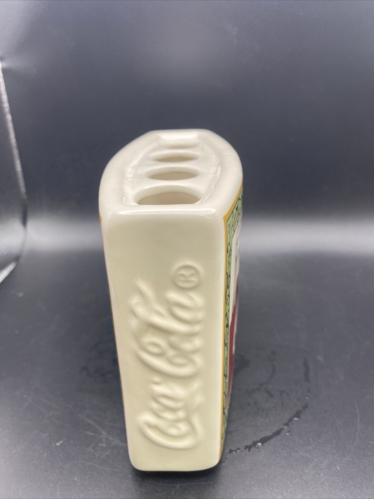 Coke Coca - Cola Bottle Retro Toothbrush rectangular tooth brush Holder Ceramic - toyscardscomics