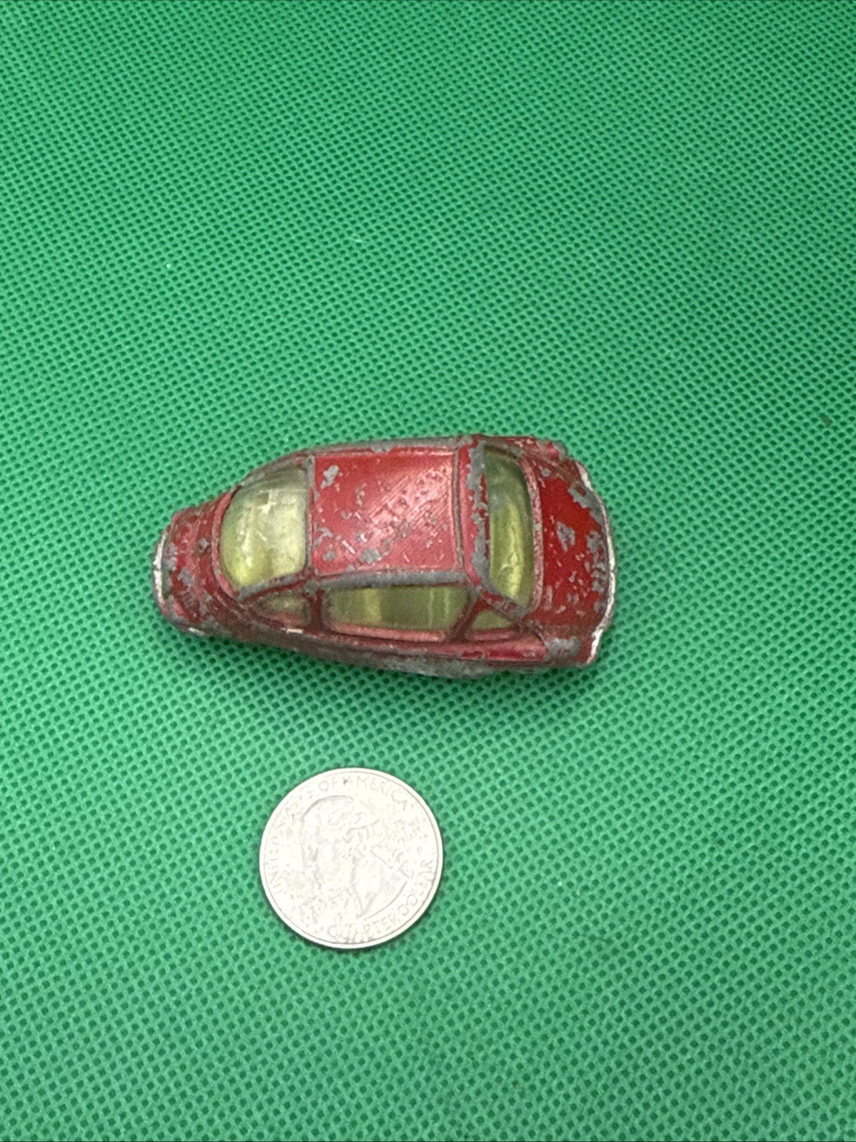 Corgi Toys Red Heinkel - 1 233 Diecast Metal Model Car Read Desc - toyscardscomics