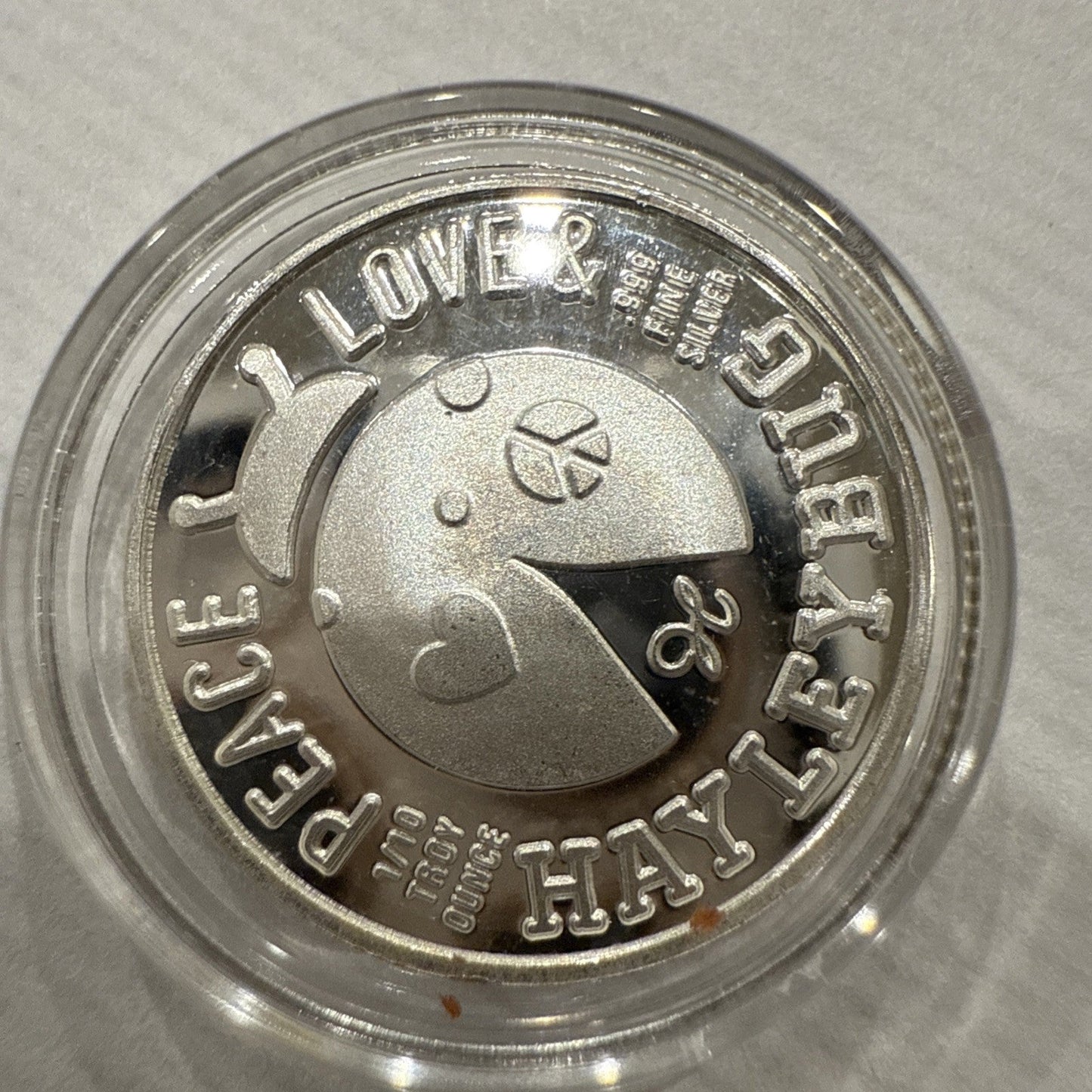 Crypt 1331 Hayleybug 1/10th oz - Hallowed Wizard - Silver Art Round - toyscardscomics