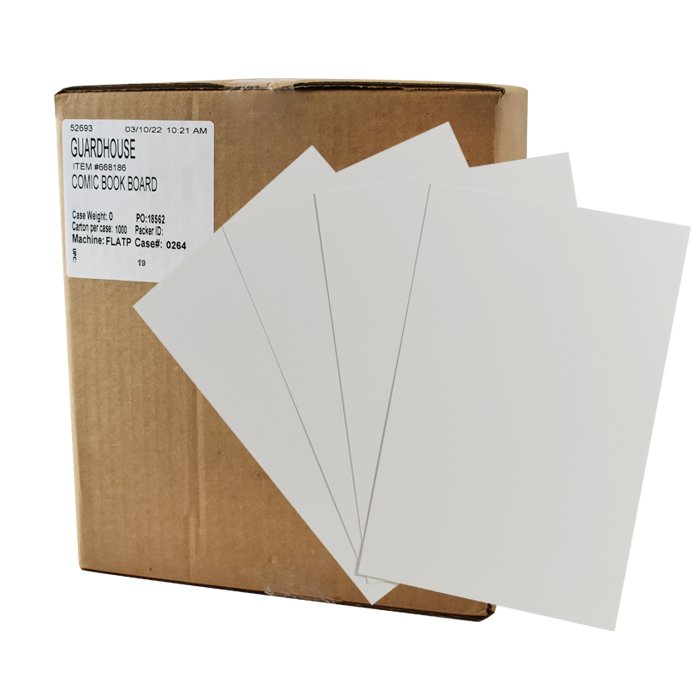 Current Comic Book Boards (6 3/4 x 10 1/2) Bulk 1000 - toyscardscomics