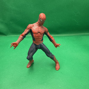 2002 Spider-Man The Movie Super Poseable 6" Tobey Maguire Marvel Toybiz Raimi