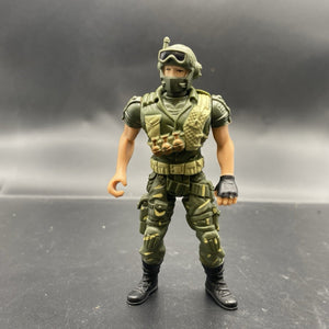 Chap Mei Soldier Force Military Soldier 4" Action Figure Camo Grenades Loose