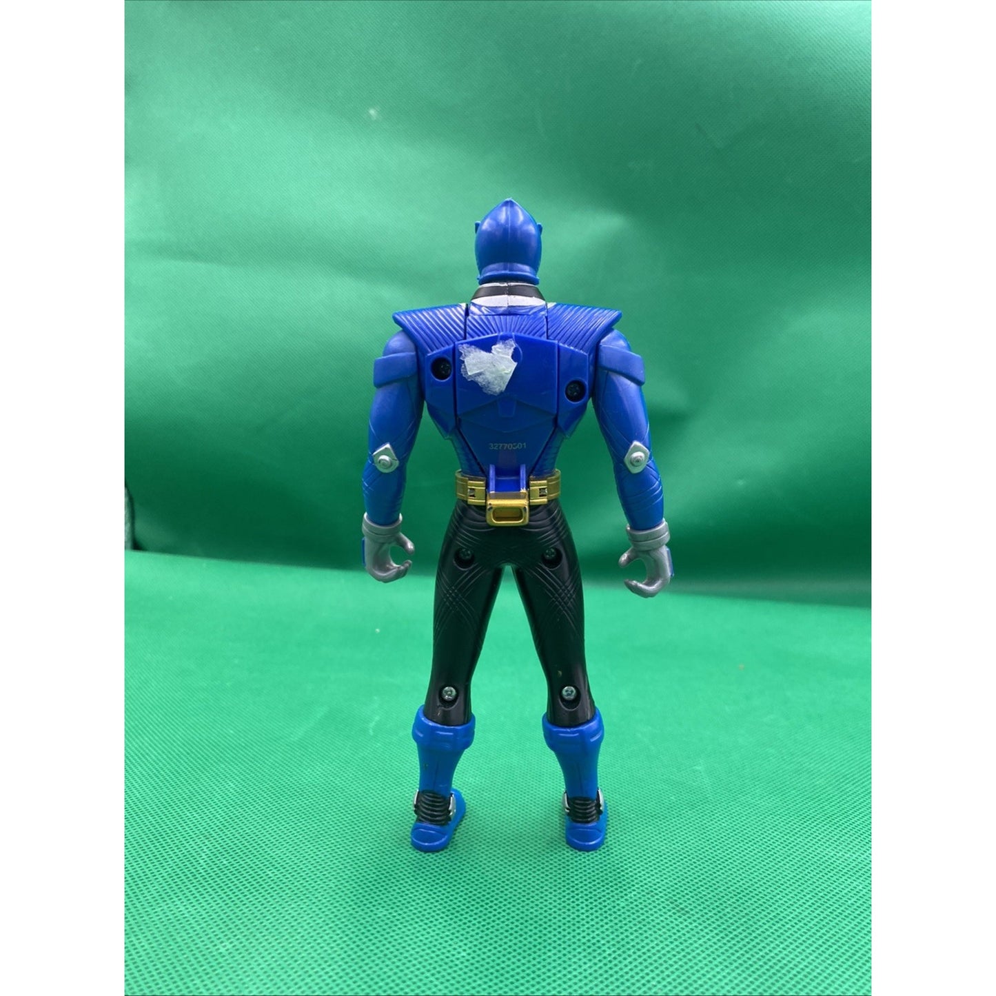 Bandai 2010 Power Rangers Blue Super Samurai Action Figure Head Flip Sz 6.5”