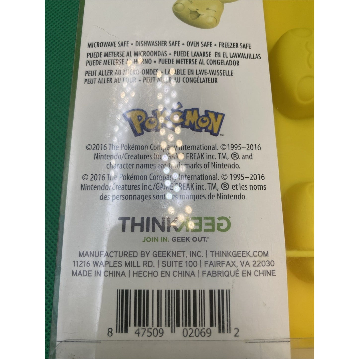 Pokémon Pikachu Silicone Mold Tray 8 Molds 4 Unique Expressions