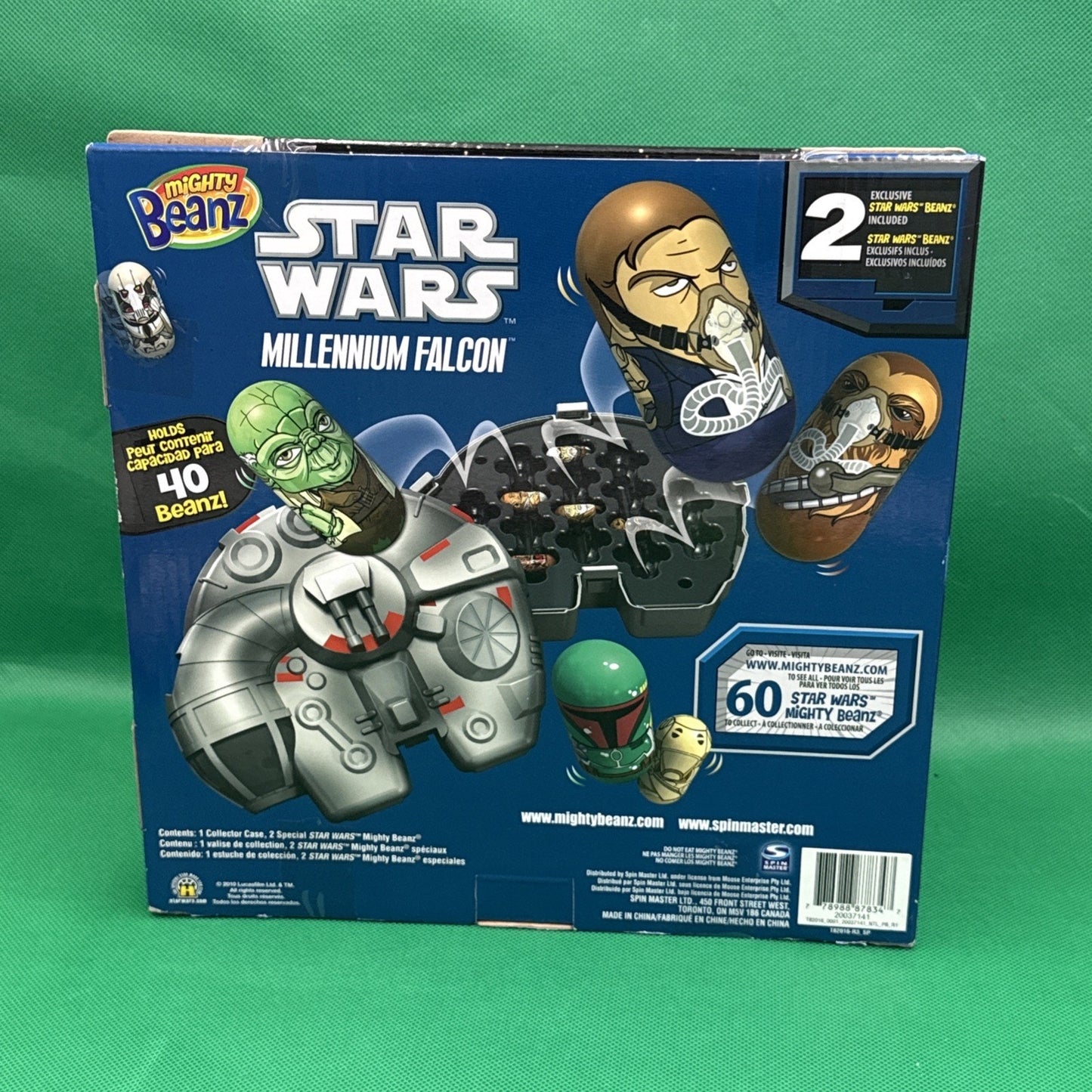 NEW MIGHTY BEANZ STAR WARS MILLENNIUM FALCON + EXCLUSIVE CHEWBACCA & HAN SOLO