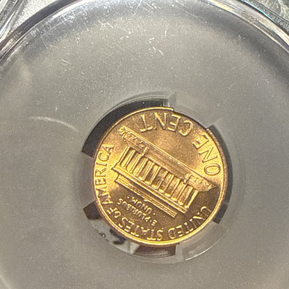 1977 LINCOLN CENT CACG MS67 RED