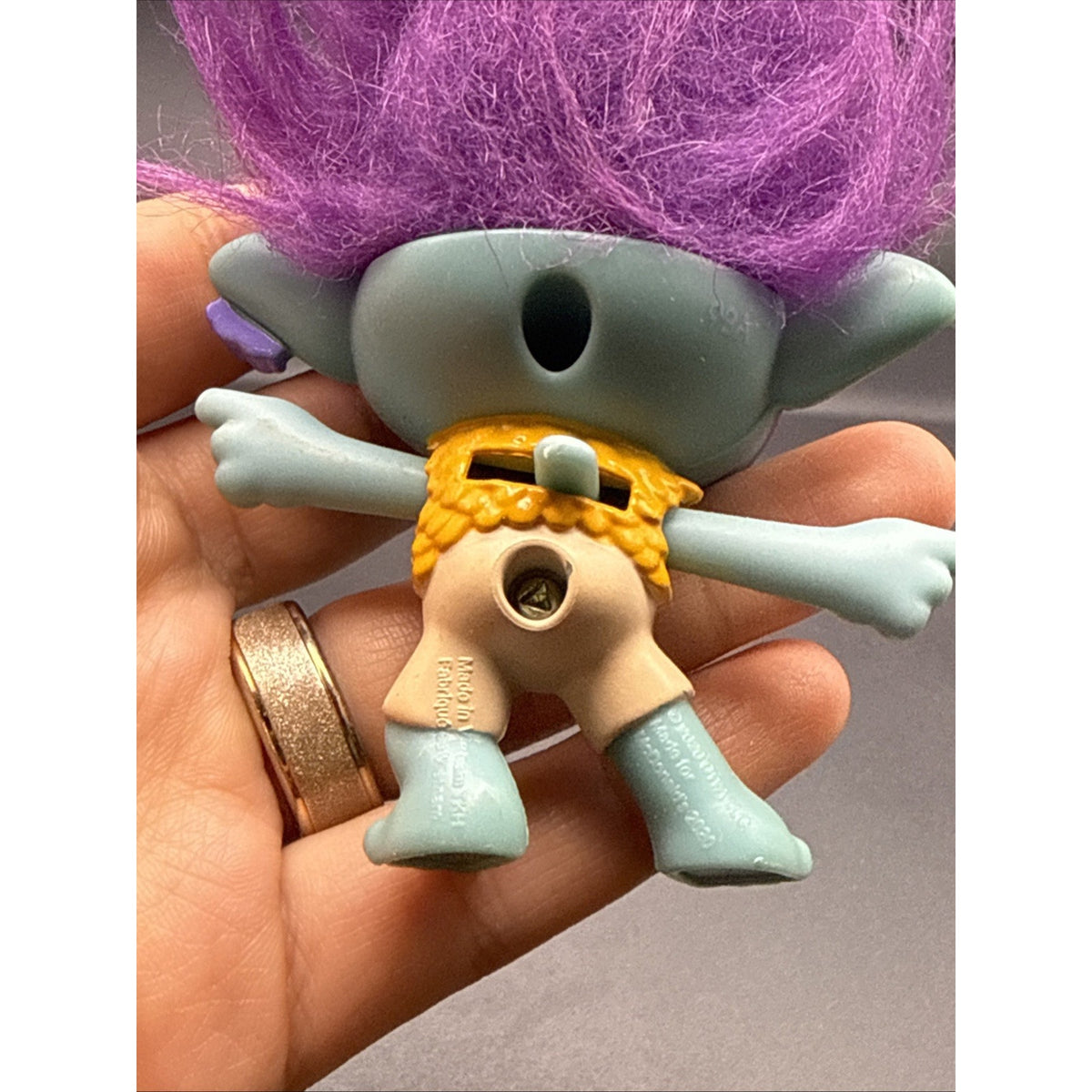 Trolls World Tour Party Branch McDonald's Happy Meal Toy Figure Glasses 2020