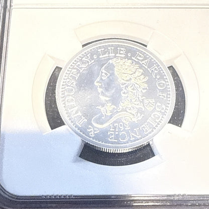 2026 1/2 oz Ascension 5c "1792 Flowing Hair Liberty" NGC MS-70