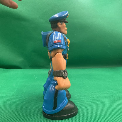 Fisher Price Rescue Heroes Action Figure Sergeant Siren Police Man 1998 Vtg