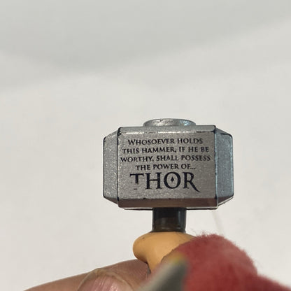 Playskool Marvel Super Hero Adventures THOR Figure With Silver Hammer