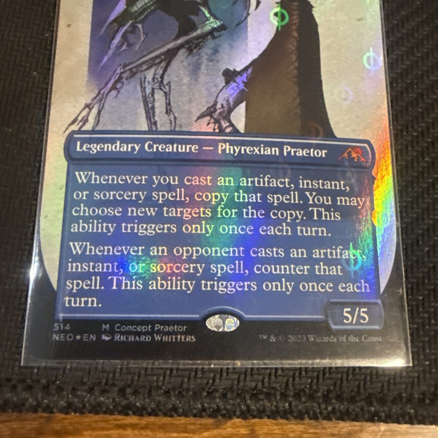 MTG Jin-Gitaxias, Progress Tyrant (Concept Praetor) (Step-And-Compleat Foil) NM