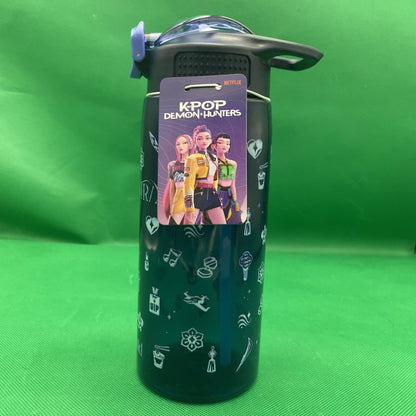 Zak Designs K-Pop Demon Hunters Huntrix 25oz Plastic Bottle Dishwasher Safe Lock
