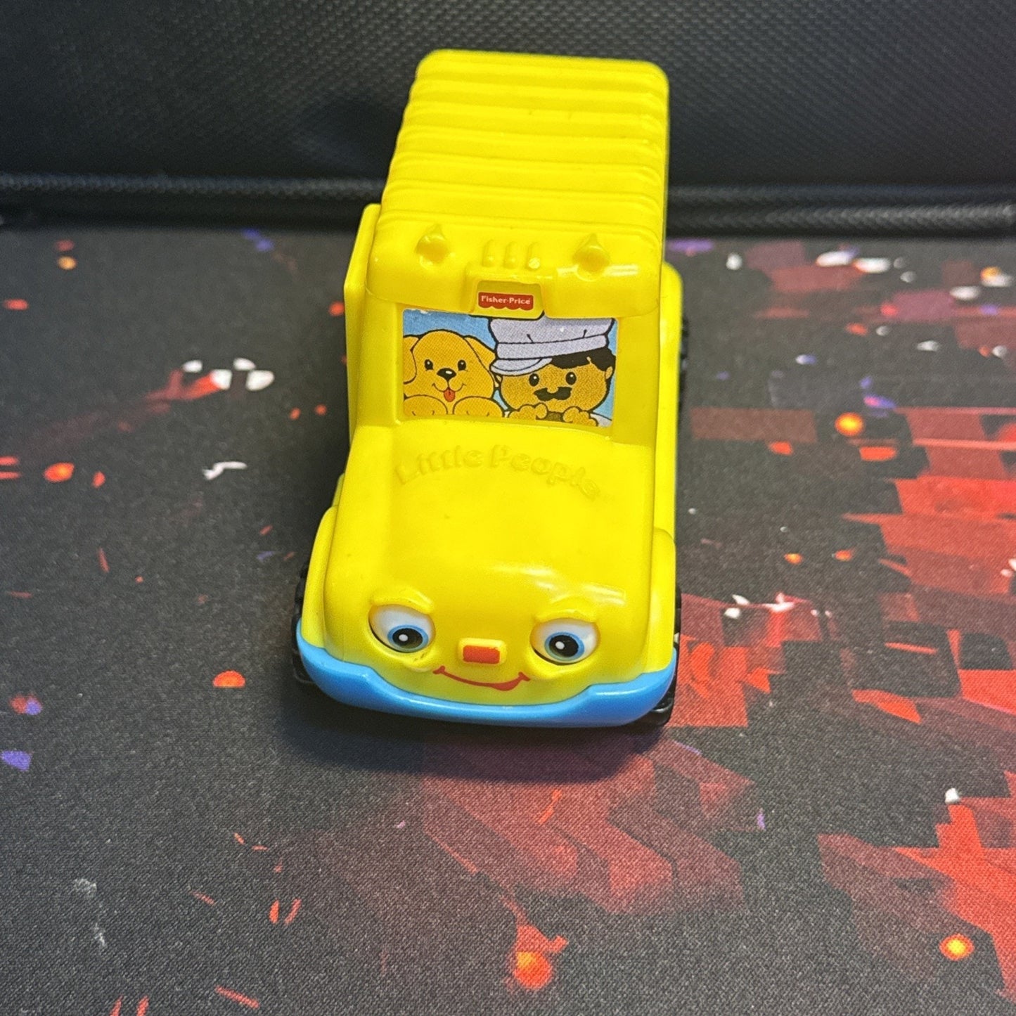 2000 Fisher Price McDonalds Happy Meal Under 3 Toy - School Bus